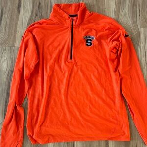 Nike Orange Syracuse Men's Pullover Jacket